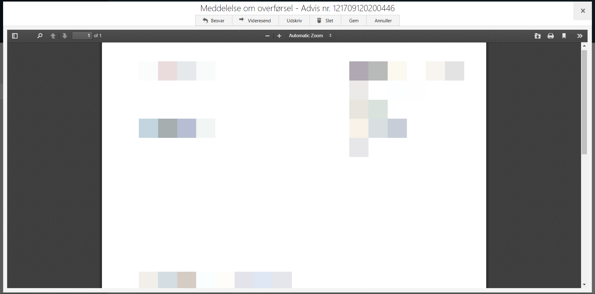 E-boks Maximized Content Visibility