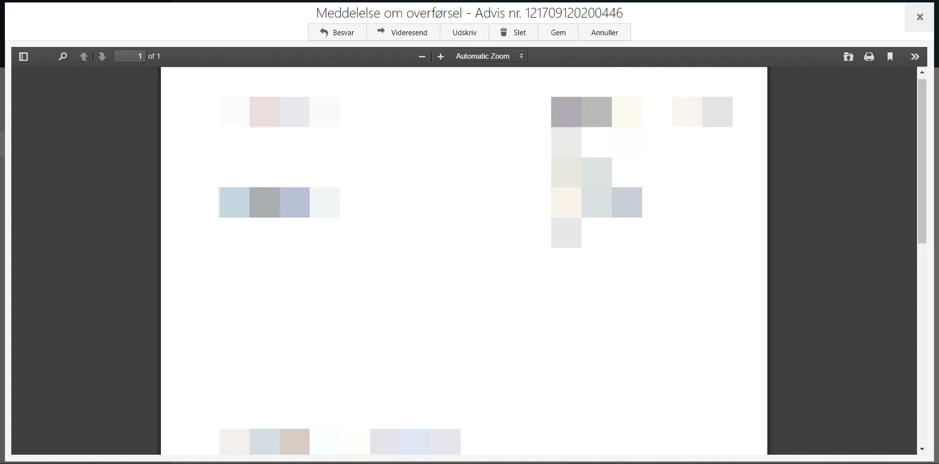 E-boks Maximized Content Visibility